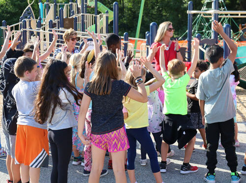 Center Elementary School Playground Ribbon Cutting