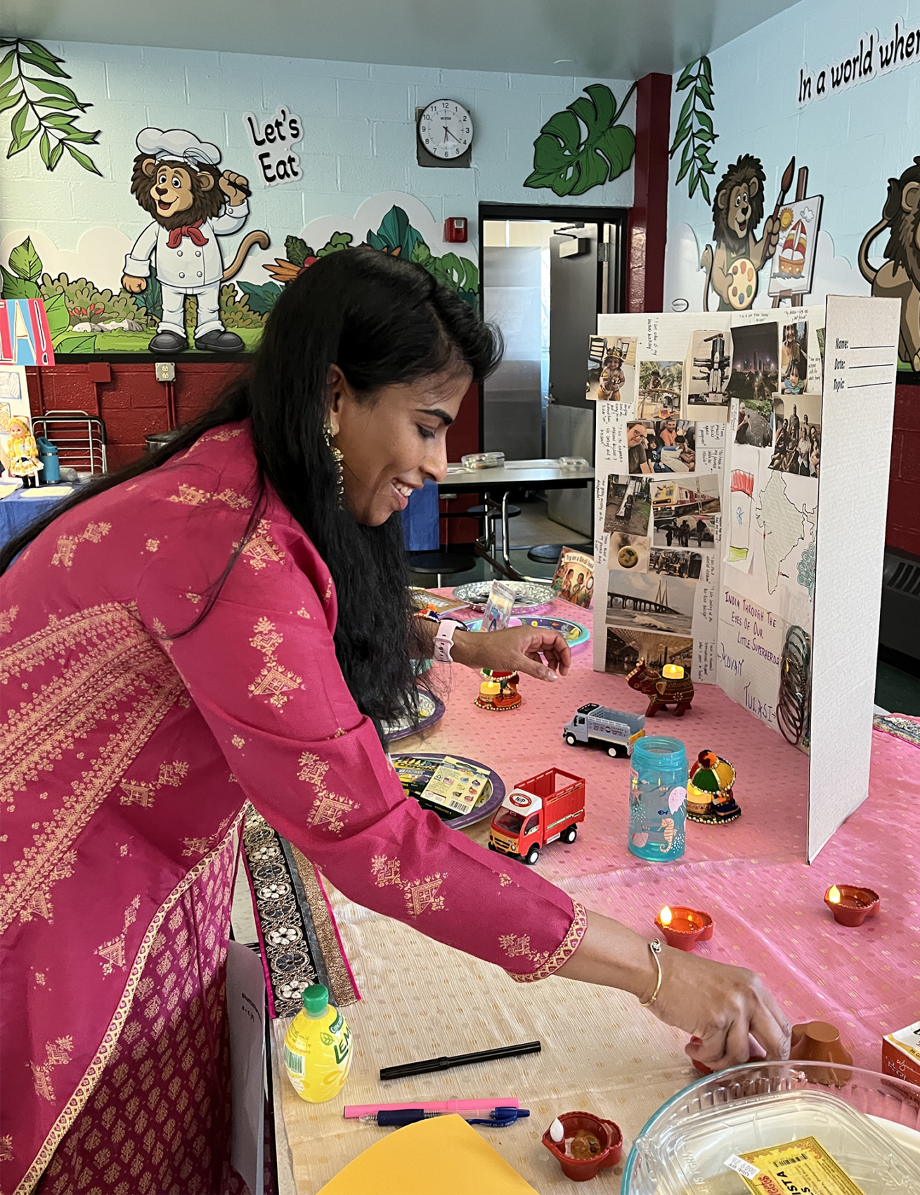 The inaugural One Center, One Community multicultural night offered families the opportunity to connect and share their pride in who they are or where they come from.