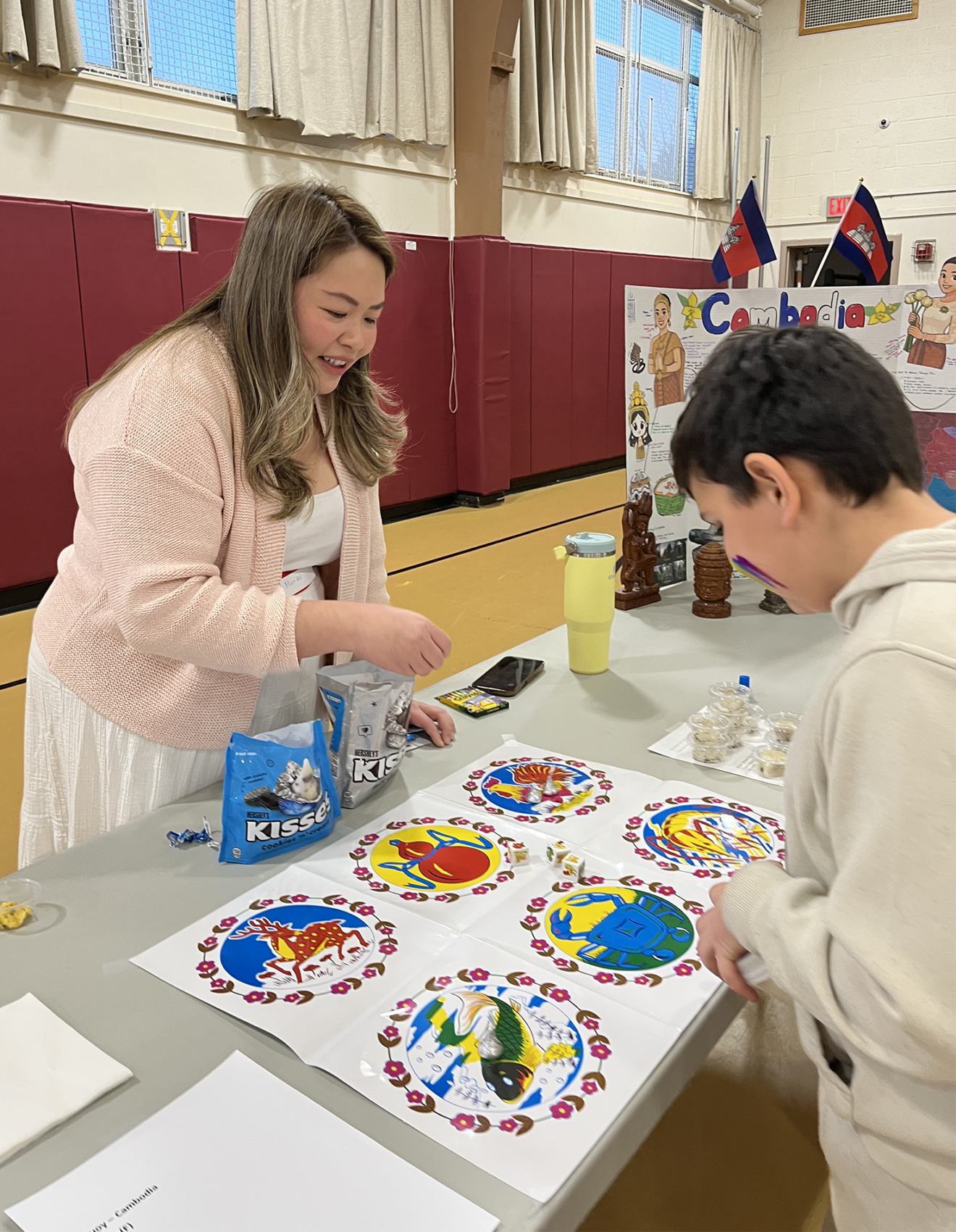 The inaugural One Center, One Community multicultural night offered families the opportunity to connect and share their pride in who they are or where they come from.