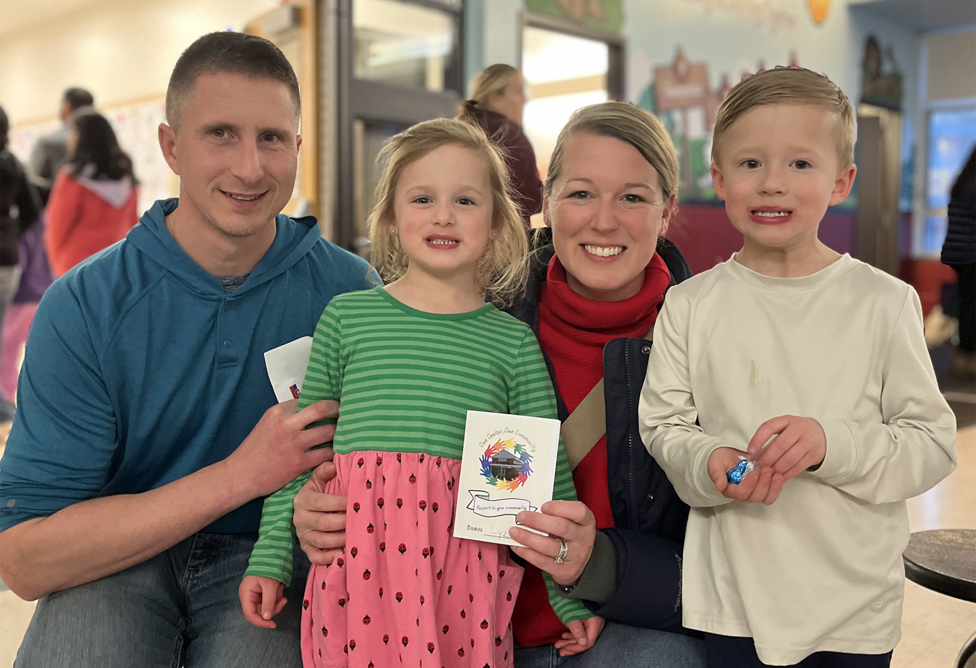 The inaugural One Center, One Community multicultural night offered families the opportunity to connect and share their pride in who they are or where they come from.