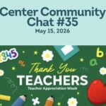 Center Community Chat - May 15, 2026